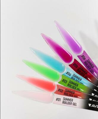 Моделюючі гелі Summer builder gel